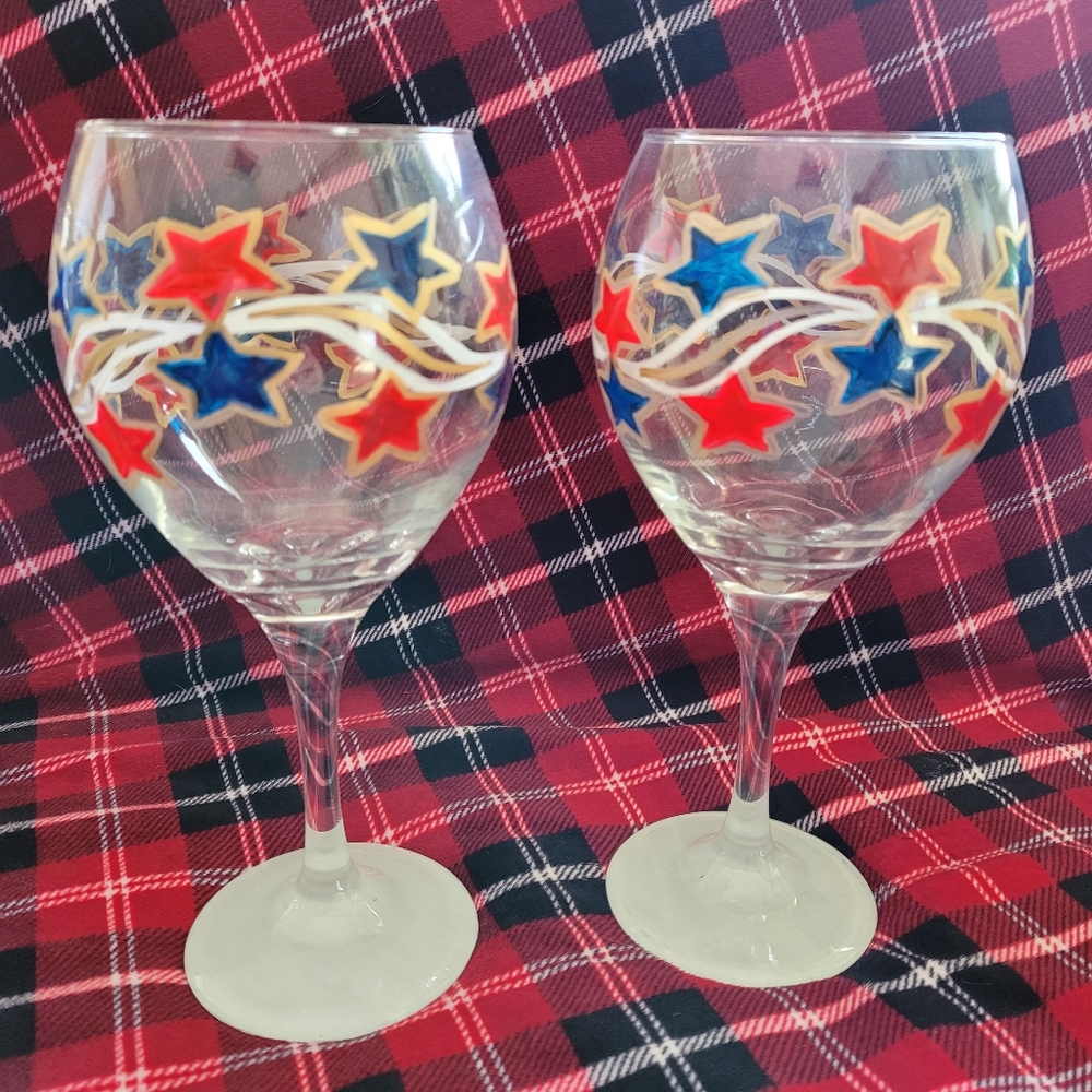 Hand painted glasses